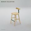 Maruni マルニ木工 MARUNI COLLECTION マルニコレクション T&O ティーアンドオー T2 バースツール Mid メープル（C-0 ナチュラルクリア） スチールカラー：4色 デザイン：ジャスパー・モリソン