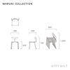 Maruni マルニ木工 MARUNI COLLECTION マルニコレクション T&O ティーアンドオー T1 チェア スタッキング メープル（C-0 ナチュラルクリア） スチールカラー：4色 デザイン：ジャスパー・モリソン