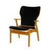 Artek アルテック DOMUS LOUNGE ドムス ラウンジチェア 張座 フルパディング レザー：L40 12色 デザイン：イルマリ・タピオヴァーラ