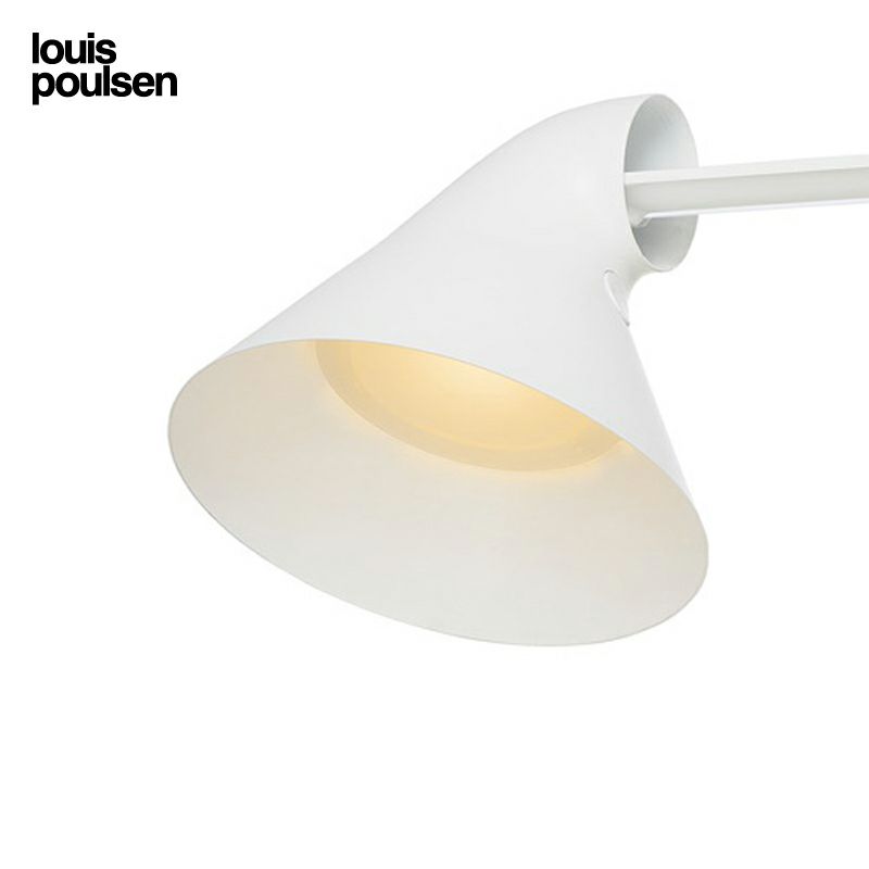 Louis Poulsen ルイスポールセン NJP Wall ウォールランプ ロングアーム カラー：ライトアルミグレー LED：10W 2段階調光機能付き デザイン：nendo （佐藤 オオキ）
