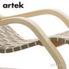 Artek アルテック 43 Lounge Chair 43 ラウンジチェア バーチ ナチュラル ウェビングテープ：6色 デザイン：アルヴァ・アアルト