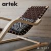 Artek アルテック 43 Lounge Chair 43 ラウンジチェア バーチ ナチュラル ウェビングテープ：6色 デザイン：アルヴァ・アアルト