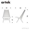 Artek アルテック Mademoiselle Lounge Chair マドモアゼル ラウンジチェア バーチ ラッカー塗装：2色 板座 デザイン：イルマリ・タピオヴァーラ