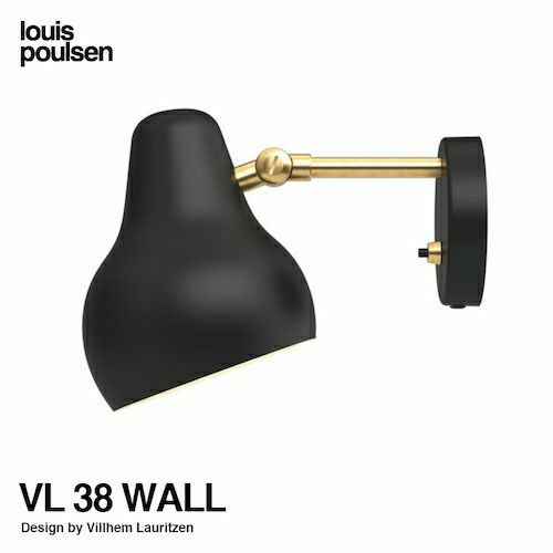 Louis Poulsen ルイスポールセン VL38 Wall ラジオハウス ウォール ウォールランプ カラー：ブラック デザイン：ヴィルヘルム・ラウリッツェン