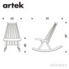 Artek アルテック Mademoiselle Rocking Chair マドモアゼル ロッキングチェア バーチ ラッカー塗装：2色 板座 デザイン：イルマリ・タピオヴァーラ