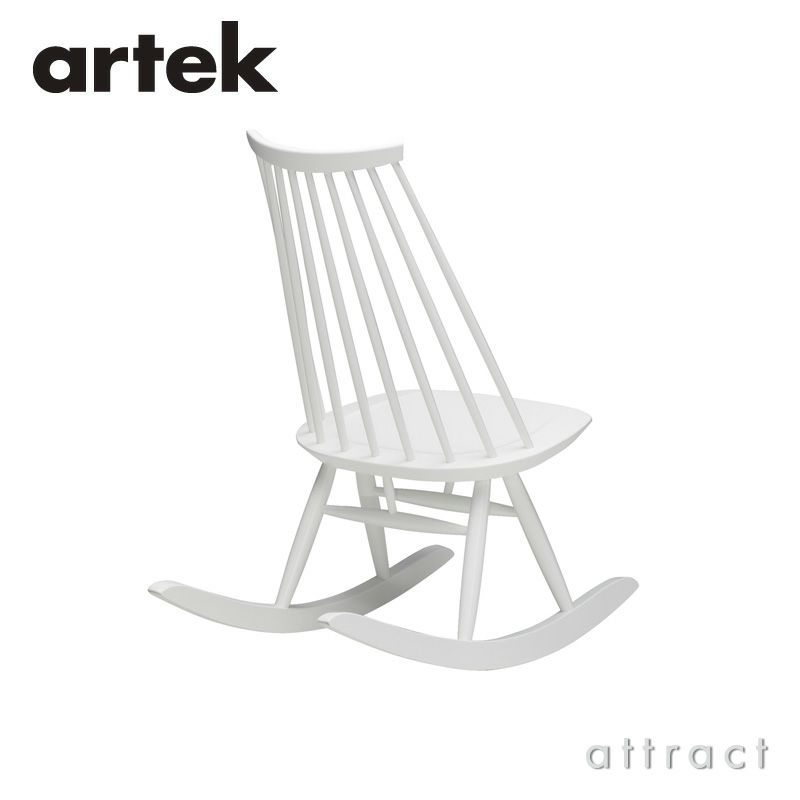 Artek アルテック Mademoiselle Rocking Chair マドモアゼル ロッキングチェア バーチ ラッカー塗装：2色 板座 デザイン：イルマリ・タピオヴァーラ