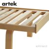 Artek アルテック DAY BED 710 デイベッド 710 フレーム ＋ マットレス ＋ バッククッション カバー フルセット ファブリック：F40 （Mello / メロ） by Vitra バーチ ナチュラルラッカー デザイン：アルヴァ・アアルト