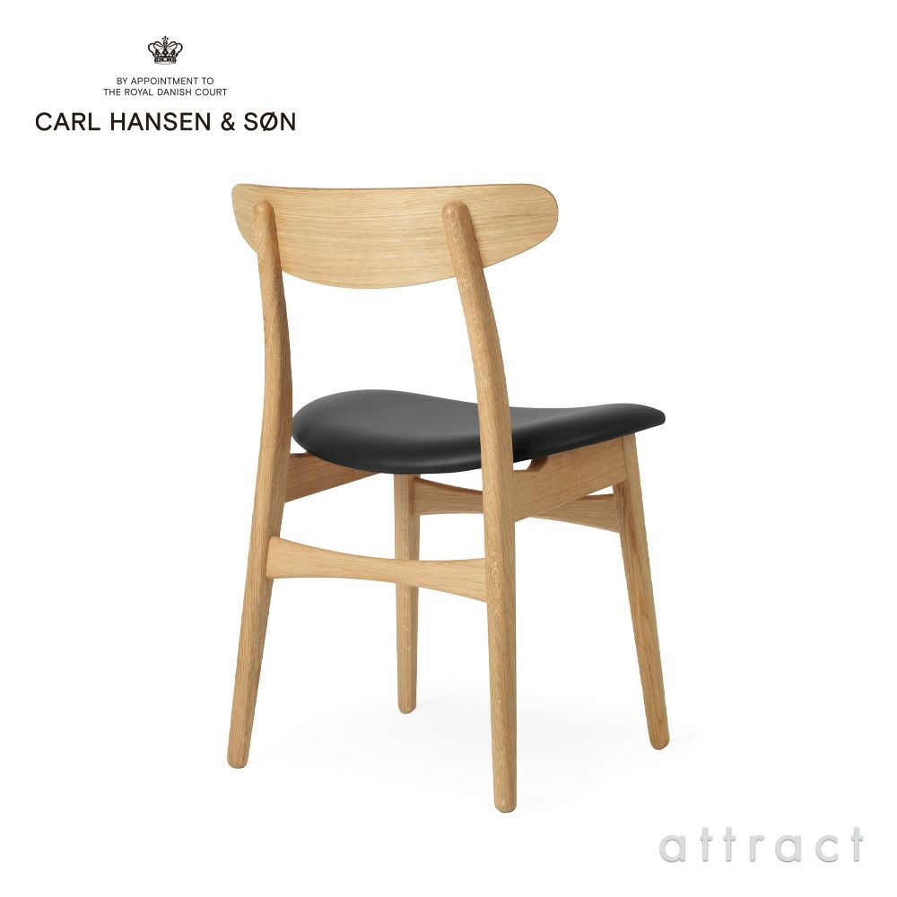 Carl Hansen & Son カール・ハンセン＆サン CH30 アームレスチェア オーク （オイルフィニッシュ） 張座：レザー Thor
