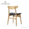 Carl Hansen & Son カール・ハンセン＆サン CH30 アームレスチェア オーク （オイルフィニッシュ） 張座：レザー Thor