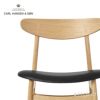 Carl Hansen & Son カール・ハンセン＆サン CH30 アームレスチェア オーク （オイルフィニッシュ） 張座：レザー Thor