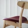 Carl Hansen & Son カール・ハンセン＆サン CH30 アームレスチェア オーク （オイルフィニッシュ） 張座：レザー Thor