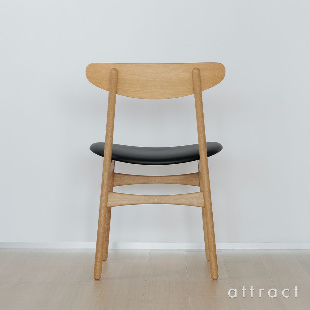 Carl Hansen & Son カール・ハンセン＆サン CH30 アームレスチェア オーク （オイルフィニッシュ） 張座：レザー Thor
