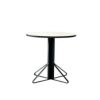 Artek アルテック KAARI TABLE カアリテーブル REB003 サイズ：Φ80cm 厚み2.4cm 天板（ホワイトグロッシーHPL・ブラックグロッシーHPL） 脚部（ブラックステインオーク） デザイン：ロナン＆エルワン・ブルレック