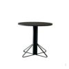 Artek アルテック KAARI TABLE カアリテーブル REB003 サイズ：Φ80cm 厚み2.4cm 天板（ブラックリノリウム） 脚部（ブラックステインオーク） デザイン：ロナン＆エルワン・ブルレック