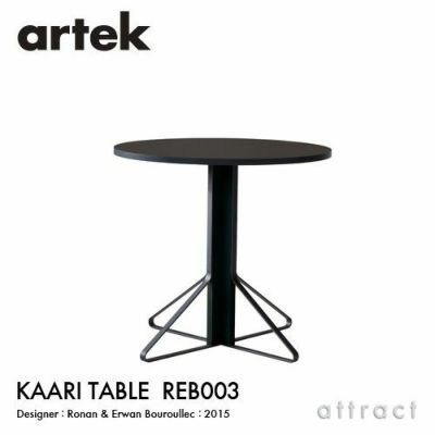 Artek アルテック KAARI TABLE カアリテーブル REB011 カラー：6色 サイズ：W75cm 厚み：2.4cm  デザイン：ロナン＆エルワン・ブルレック | アトラクト・オンラインショップ