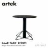 Artek アルテック KAARI TABLE カアリテーブル REB003 サイズ：Φ80cm 厚み2.4cm 天板（ブラックリノリウム） 脚部（ブラックステインオーク） デザイン：ロナン＆エルワン・ブルレック