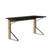 Artek アルテック KAARI DESK カアリデスク REB005 サイズ：150cm×65cm 厚み2.4cm 天板（ブラックグロッシーHPL） 脚部（ナチュラルオーク） デザイン：ロナン＆エルワン・ブルレック