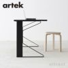 Artek アルテック KAARI DESK カアリデスク REB005 サイズ：150cm×65cm 厚み2.4cm 天板（ブラックグロッシーHPL） 脚部（ナチュラルオーク） デザイン：ロナン＆エルワン・ブルレック