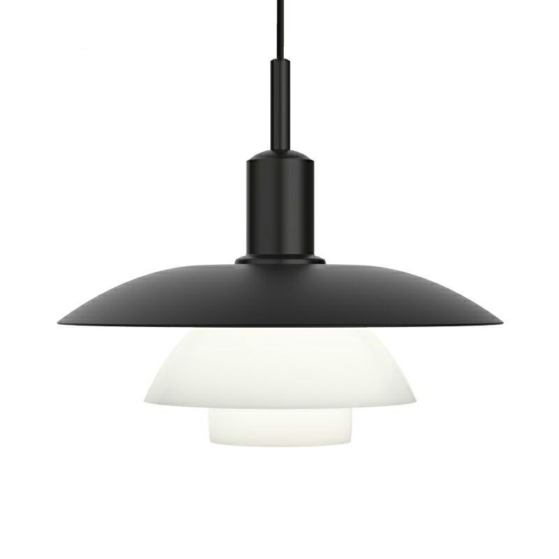 Louis Poulsen ルイスポールセン PH 5/5 Pendant ペンダントライト Φ500mm カラー：ブラックメタル × 乳白ガラス デザイン：ポール・ヘニングセン
