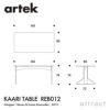  Artek アルテック KAARI TABLE カアリテーブル REB012 サイズ：160×80cm 厚み2.4cm 天板（ホワイトグロッシーHPL・ブラックグロッシーHPL） 脚部（ナチュラルオーク） デザイン：ロナン＆エルワン・ブルレック