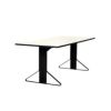 Artek アルテック KAARI TABLE カアリテーブル REB012 サイズ：160×80cm 厚み2.4cm 天板（ホワイトグロッシーHPL・ブラックグロッシーHPL） 脚部（ブラックステインオーク） デザイン：ロナン＆エルワン・ブルレック