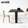 Artek アルテック KAARI TABLE カアリテーブル REB012 サイズ：160×80cm 厚み2.4cm 天板（ブラックリノリウム） 脚部（ブラックステインオーク） デザイン：ロナン＆エルワン・ブルレック