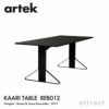 Artek アルテック KAARI TABLE カアリテーブル REB012 サイズ：160×80cm 厚み2.4cm 天板（ブラックリノリウム） 脚部（ブラックステインオーク） デザイン：ロナン＆エルワン・ブルレック