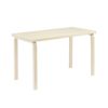 Artek アルテック TABLE 80A テーブル 80A サイズ：120×60cm 厚み 4cm カラー：３色 デザイン：アルヴァ・アアルト