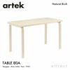 Artek アルテック TABLE 80A テーブル 80A サイズ：120×60cm 厚み 4cm カラー：３色 デザイン：アルヴァ・アアルト