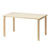 Artek アルテック TABLE 81A テーブル 81A サイズ：150×75cm 厚み 4cm カラー：３色 デザイン：アルヴァ・アアルト