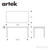 Artek アルテック TABLE 81A テーブル 81A サイズ：150×75cm 厚み 4cm カラー：３色 デザイン：アルヴァ・アアルト