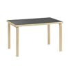 Artek アルテック TABLE 81B テーブル 81B サイズ：120×75cm 厚み 4cm カラー：３色 デザイン：アルヴァ・アアルト