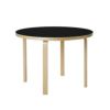 Artek アルテック TABLE 90A テーブル 90A サイズ：Φ100cm 厚み4cm 4本脚　カラー：３色 デザイン：アルヴァ・アアルト