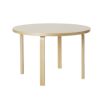 Artek アルテック TABLE 91 テーブル 91 サイズ：Φ125cm 厚み 4cm 4本脚 カラー：３色 デザイン：アルヴァ・アアルト