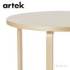 Artek アルテック TABLE 91 テーブル 91 サイズ：Φ125cm 厚み 4cm 4本脚 カラー：３色 デザイン：アルヴァ・アアルト