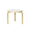 Artek アルテック TABLE 90D テーブル 90D サイズ：Φ48×44cm 厚み 3cm 3本脚 カラー：３色 デザイン：アルヴァ・アアルト