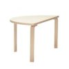 Artek アルテック TABLE 95 テーブル 95 サイズ：W120cm 厚み4cm 3本脚 カラー：３色 デザイン：アルヴァ・アアルト