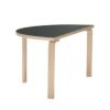 Artek アルテック TABLE 95 テーブル 95 サイズ：W120cm 厚み4cm 3本脚 カラー：３色 デザイン：アルヴァ・アアルト