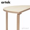 Artek アルテック TABLE 95 テーブル 95 サイズ：W120cm 厚み4cm 3本脚 カラー：３色 デザイン：アルヴァ・アアルト