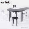 Artek アルテック TABLE 95 テーブル 95 サイズ：W120cm 厚み4cm 3本脚 カラー：３色 デザイン：アルヴァ・アアルト