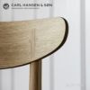 Carl Hansen & Son カール・ハンセン＆サン CH30 アームレスチェア オーク （ブラック塗装） 張座：レザー Thor デザイン：ハンス・J・ウェグナー