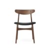 Carl Hansen & Son カール・ハンセン＆サン CH30 アームレスチェア ウォルナット （オイルフィニッシュ） 張座：レザー Thor