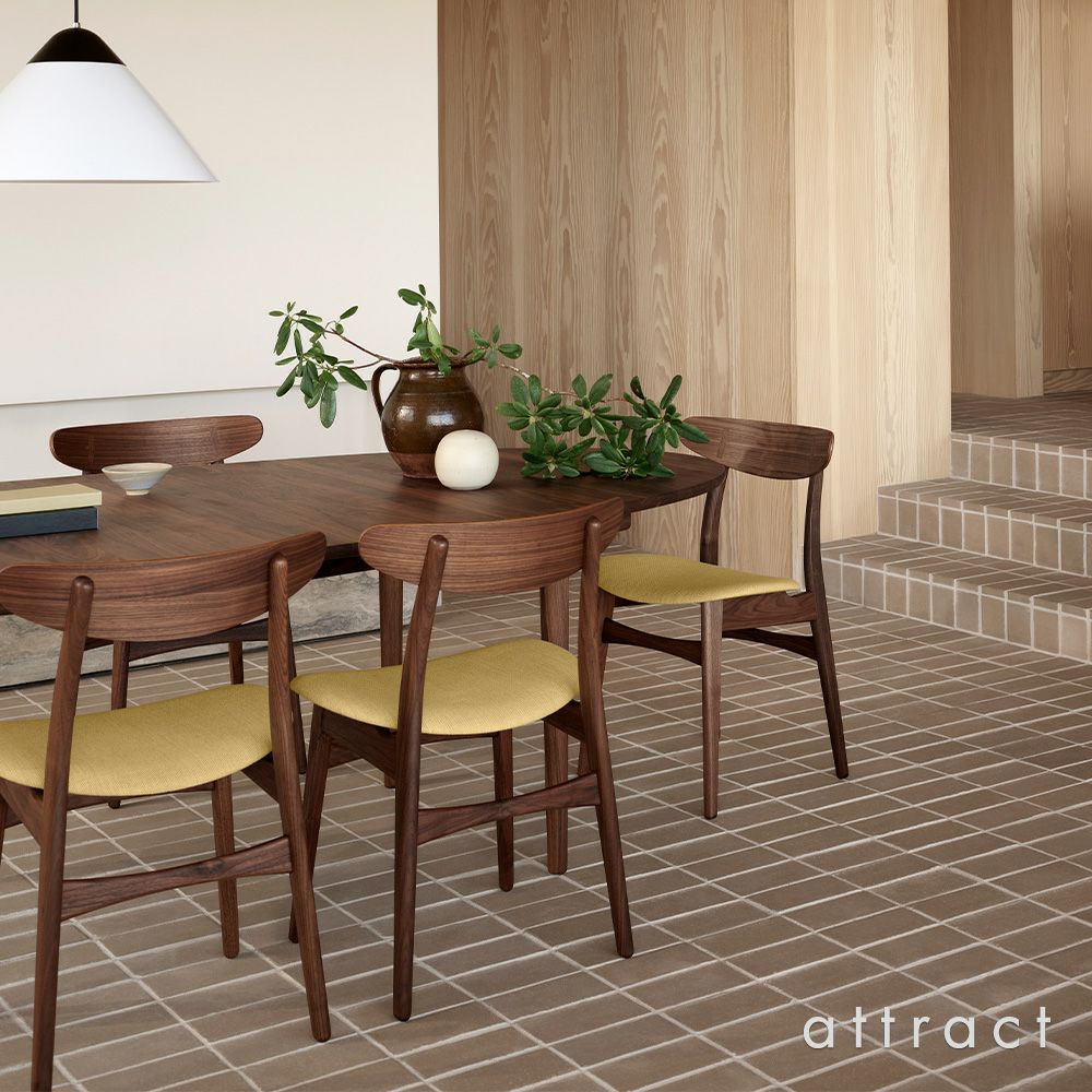 Carl Hansen & Son カール・ハンセン＆サン CH30 アームレスチェア ウォルナット （オイルフィニッシュ） 張座：レザー Thor