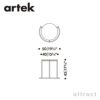 Artek アルテック 606 SIDE TABLE 606 サイドテーブル カラー：ブラックラッカー デザイン：アイノ・アアルト