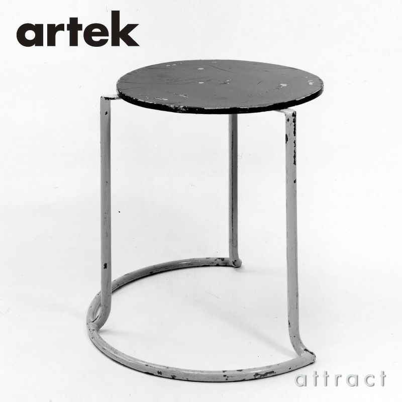 Artek アルテック 606 SIDE TABLE 606 サイドテーブル カラー：ブラックラッカー デザイン：アイノ・アアルト
