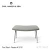 Carl Hansen & Son カール・ハンセン＆サン CH445 ラウンジチェア Wing Chair ウイングチェア ステンレススチール ファブリック：Passion パッション 5色 CH446 フットスツールセット