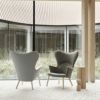 Carl Hansen & Son カール・ハンセン＆サン CH78 ラウンジチェア ママ ベアチェア オーク ソープフィニッシュ ファブリック：Passion パッション 5色 ネックピロー無し デザイン：ハンス・J・ウェグナー