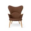 Carl Hansen & Son カール・ハンセン＆サン CH78 ラウンジチェア ママ ベアチェア オーク オイルフィニッシュ ファブリック：Passion パッション 5色 ネックピロー無し デザイン：ハンス・J・ウェグナー