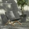 Carl Hansen & Son カールハンセン＆サン MG501 Outdoor アウトドア 屋外用 キューバチェア 折りたたみ式 フォールディングチェア チーク 無塗装仕上げ フラットロープ仕様 デザイン：モーテン・グッドラー