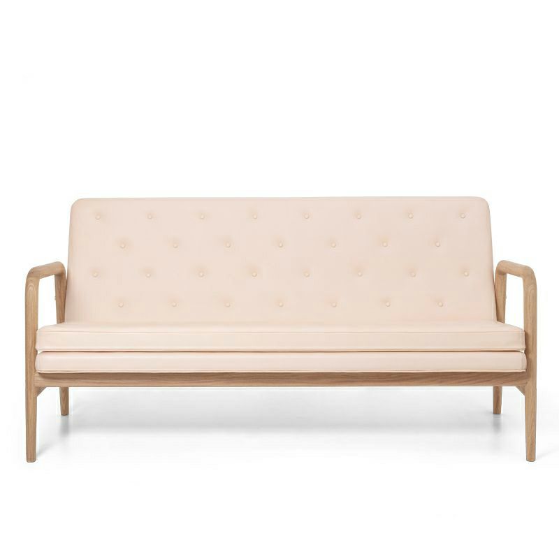 Carl Hansen & Son カール・ハンセン＆サン Foyer Series フォイエ シリーズ VLA77 ソファ 2P オーク オイル仕上げ レザー：Sif（シフ） デザイン：ヴィルヘルム・ラウリッツェン